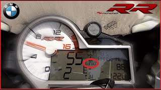BMW S1000RR - 63 degree lean angle - Bridgestone S22