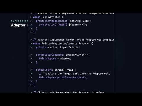 Adapter - Software Design Patterns