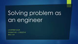 Eng 1101 Renaissance Engineering powerpoint presentation