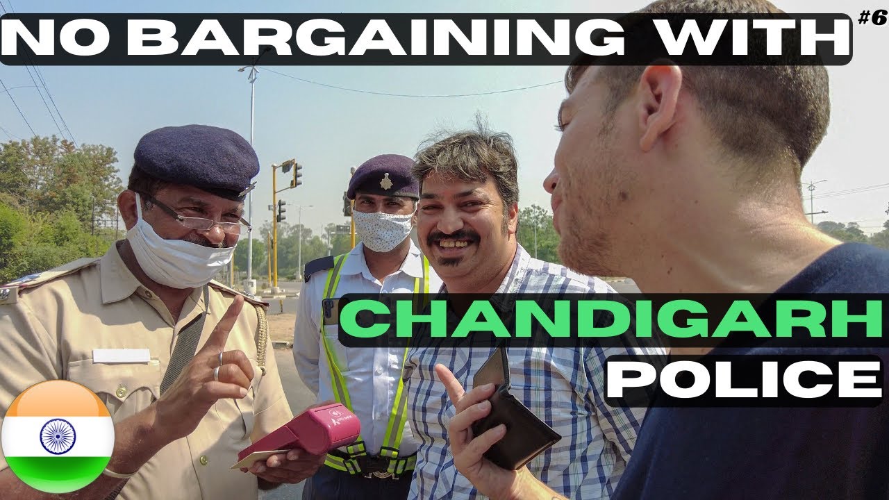 В Чандигархе нет уклонения от уплаты штрафов — полиция в столице Пенджаба бдит — Индия, motovlog EP6