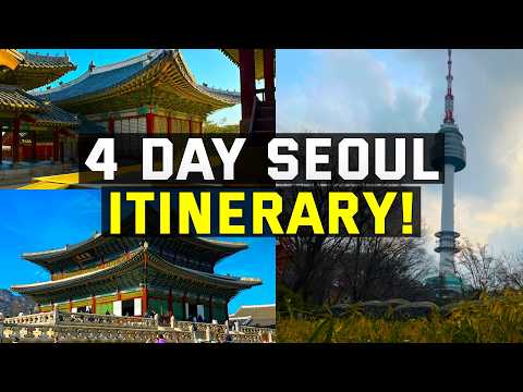 Seoul In 4 DAYS! Seoul Travel Guide 2026!