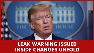 Leavitt Warns on Leaks After Admin Changes