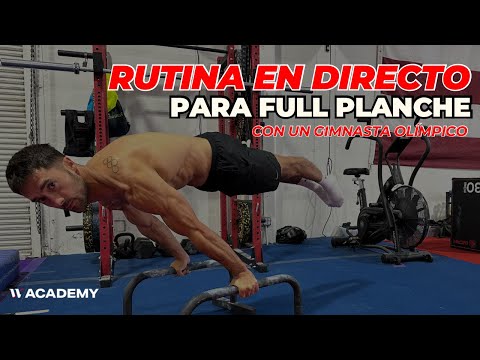 RUTINA en DIRECTO: ¡Conquista la FULL PLANCHE con Estos 4 Ejercicios!
