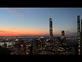 The top of the rock at sunset and night rockefeller center