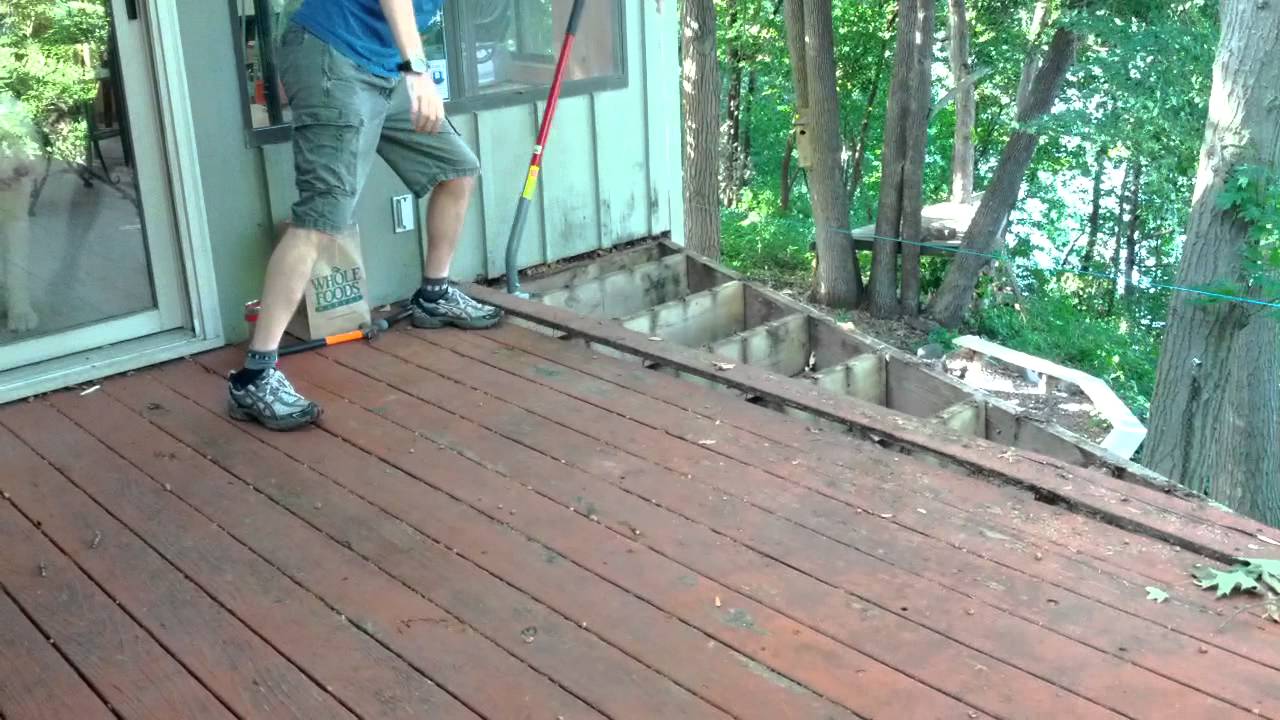 Deck wrecker in action YouTube