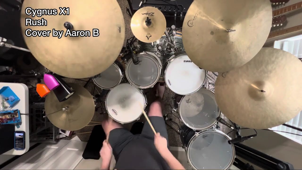 Cygnus X-1 Book I: The Voyage - Rush (Drum Cover by Aaron B)
