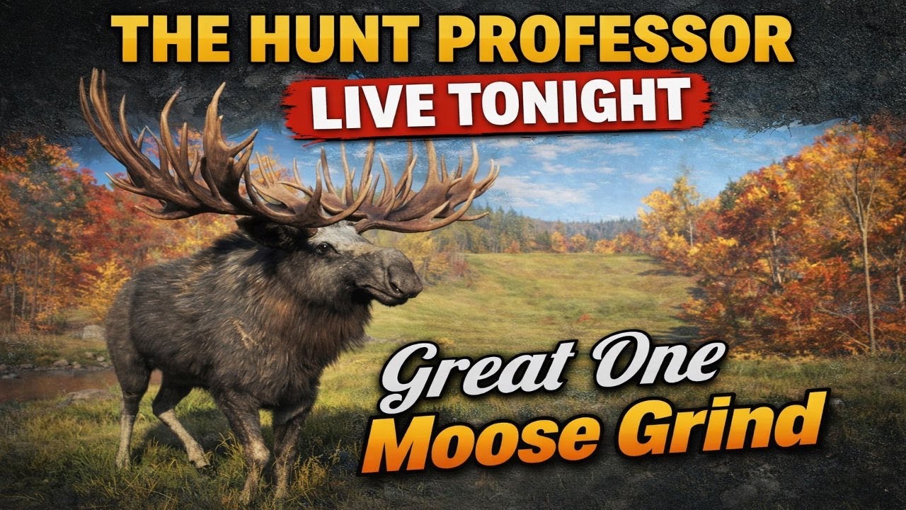 LIVE Great One Moose Grind! Will It Spawn Today? 🫎 | theHunter Call of the Wild