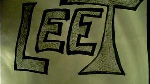 Stop with the LEET speak computer shit