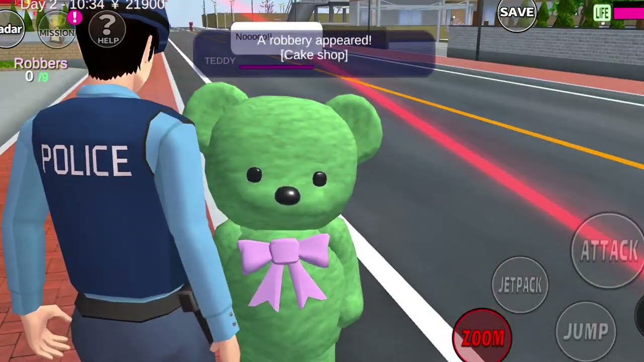 Polisi taiga tangkap yakuza | Sakura school simulator 