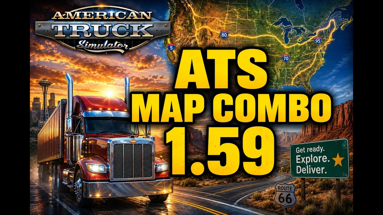 ATS Map Combo 1.59 - YouTube