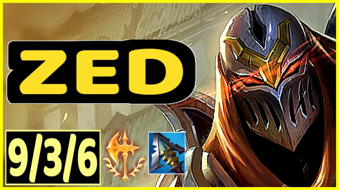 ZED VS SYLAS - 9/3/6 KDA MID GAMEPLAY GRANDMASTER I