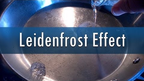Leidenfrost Effect - Hot pan + Water