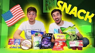 PROVIAMO SNACK AMERICANI!! Mukbang Challenge