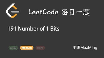 LeetCode 每日一题 Daily Challenge 191 Number of 1 Bits