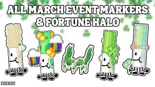 How To Get Fortune Halo All March Event Markers In Find The Markers Roblox 2024