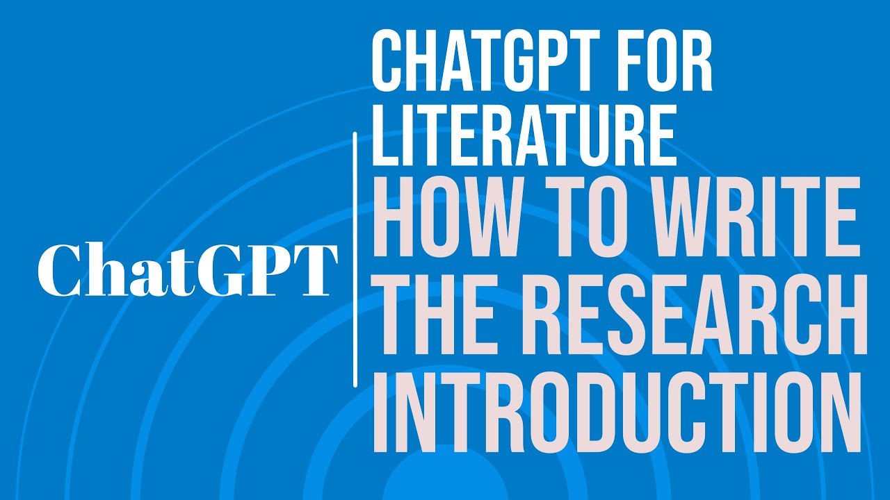 use chatgpt to write literature review