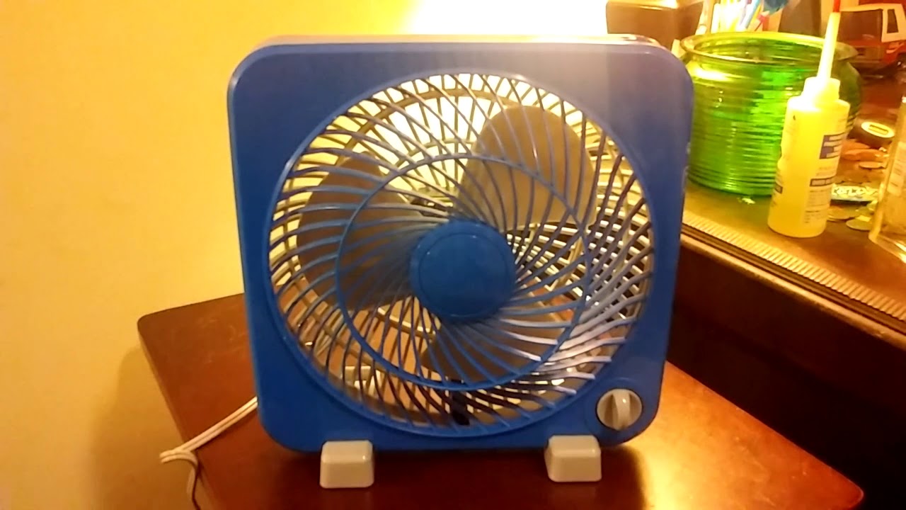 Unboxing and test of the Mainstays 9" box fan YouTube
