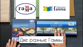 «Немосковская палитра» от Гаммы: сравниваем масляную пастель бренда. Разбираемся в двух Гаммах.