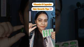 Vitamin E Capsule For Hair Growth Tips/💯Hairfall Control In 1 week l#vitaminecapsules#ytshorts#viral