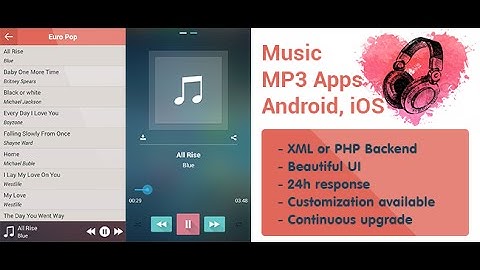Music MP3 Android iOS App Source Code