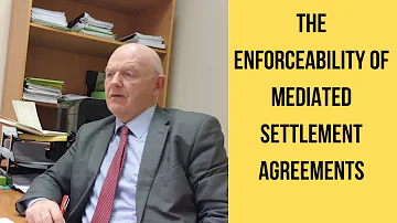 Do mediation agreements hold up in court?