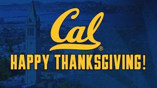 Cal athletics: happy thanksgiving ...