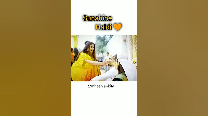 Ankita Satpute And Mitesh Padhtare Haldi ceremony🧡 #haldiceremony #weddingphotography #maharashtrian