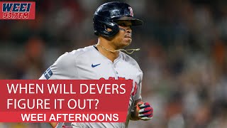 When should Red Sox fans worry about Rafael Devers | WEEI Afternoons