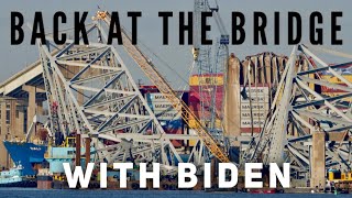 Biden visits the Baltimore Bridge