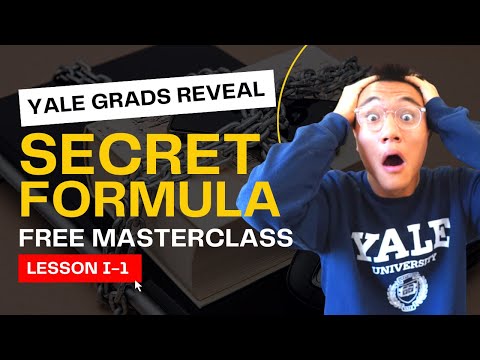 I-1 Welcome! | The #1 Cheat Code to Getting Into Ivy League Colleges FREE MASTERCLASS
