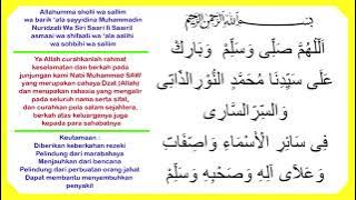 5 jam full sholawat nuridzati