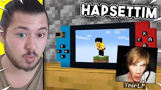 Minecraft'ta Kardeşimi OYUNUN İÇİNE HAPSEDEREK TROLLEDİM!