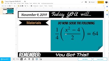 How to use EquatIO -- Google Slides & Forms