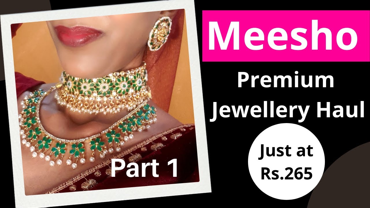 Meesho jewellery choker Clearance