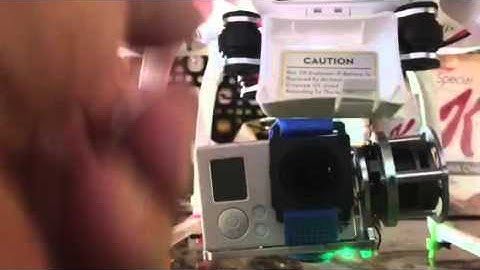 Test install of 3rd party Gimbal onto DJI Phantom FC40