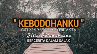 PUISI - KEBODOHANKU | Akhir Cerita Kita