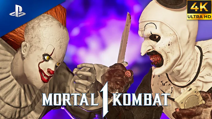Pennywise Vs Art The Clown Scariest Fight | Mortal Kombat 1