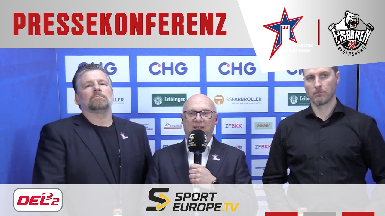 PRESSEKONFERENZ - RAVENSBURG TOWERSTARS - EISBÄREN REGENSBURG - 08.03.2026