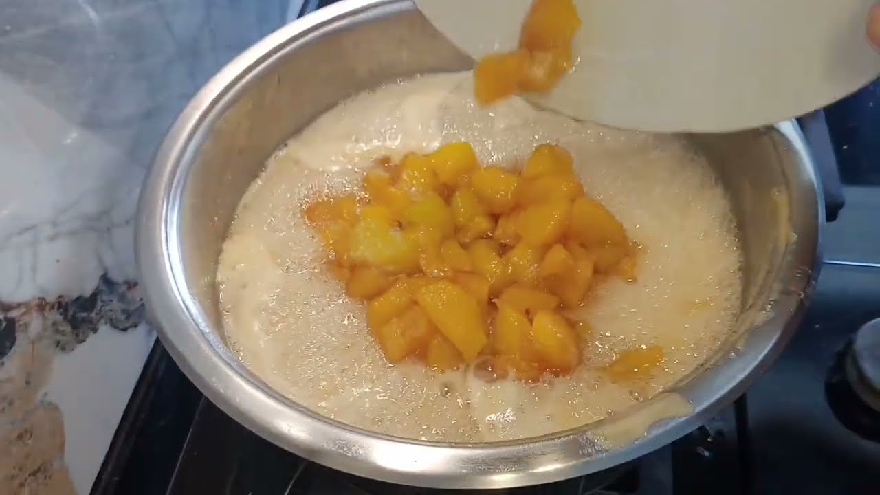 AZ ŞEKERLİ BOL TANELİ ŞEFTALİ REÇELİ TARİFİ/NASIL YAPILIR