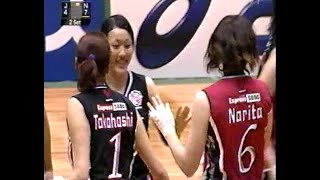 【女子バレー】Vリーグ2007 2008シーズン　NEC VS JT