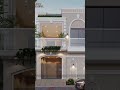 Modern Residential Elevation #shorts