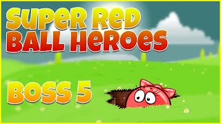 New Cartoon game Super Red Ball Heroes Vs Among Us Piggy Boss 5 walkthrough