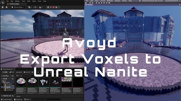 Avoyd Voxel Editor - Tutorial - Export Voxels to glTF for Unreal Nanite