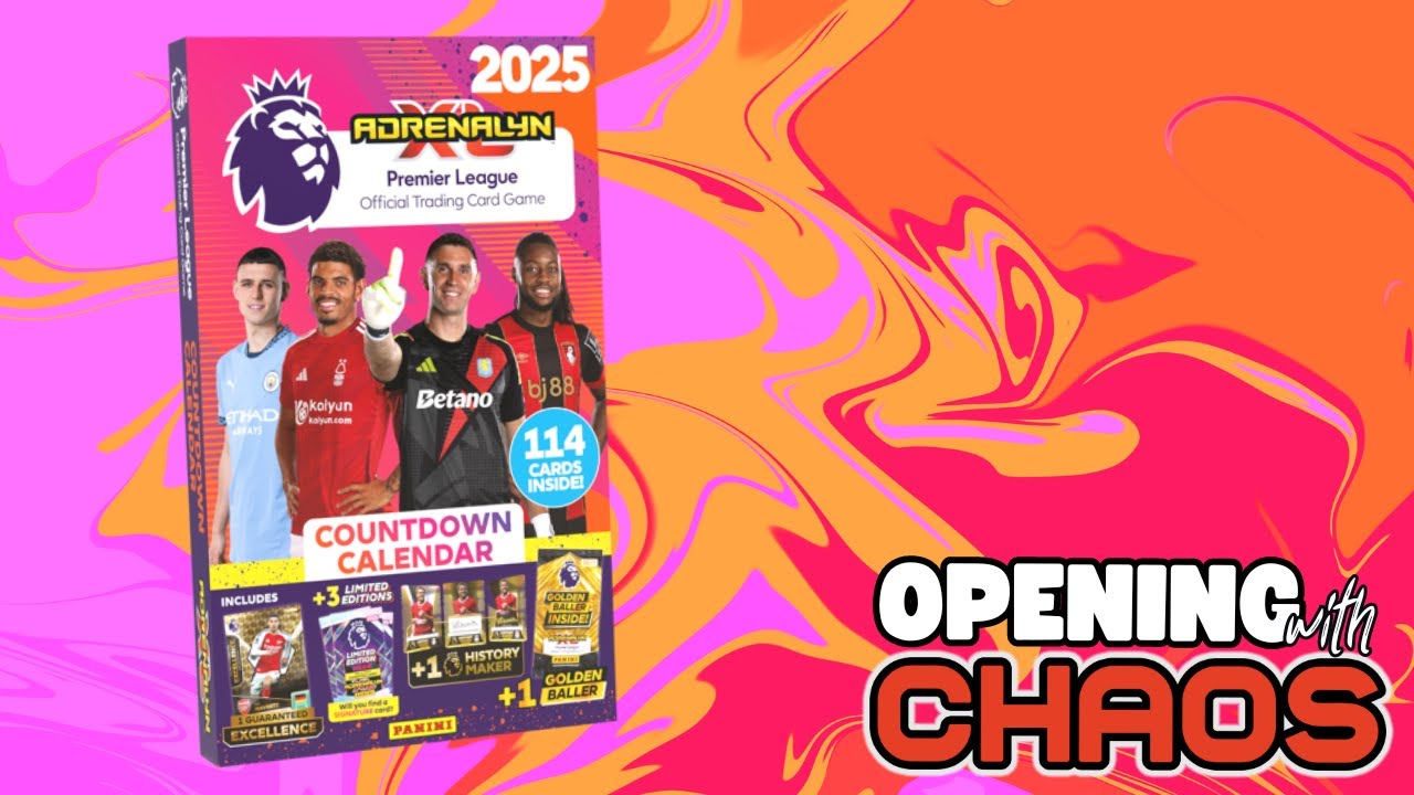 Premier League Adrenalyn XL Countdown Calendar OPENING YouTube