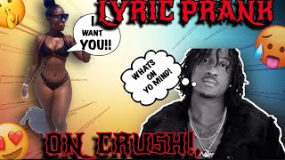 K Camp - “What’s On Your Mind” | LYRIC PRANK ON NEW CRUSH (She Blocked Me)