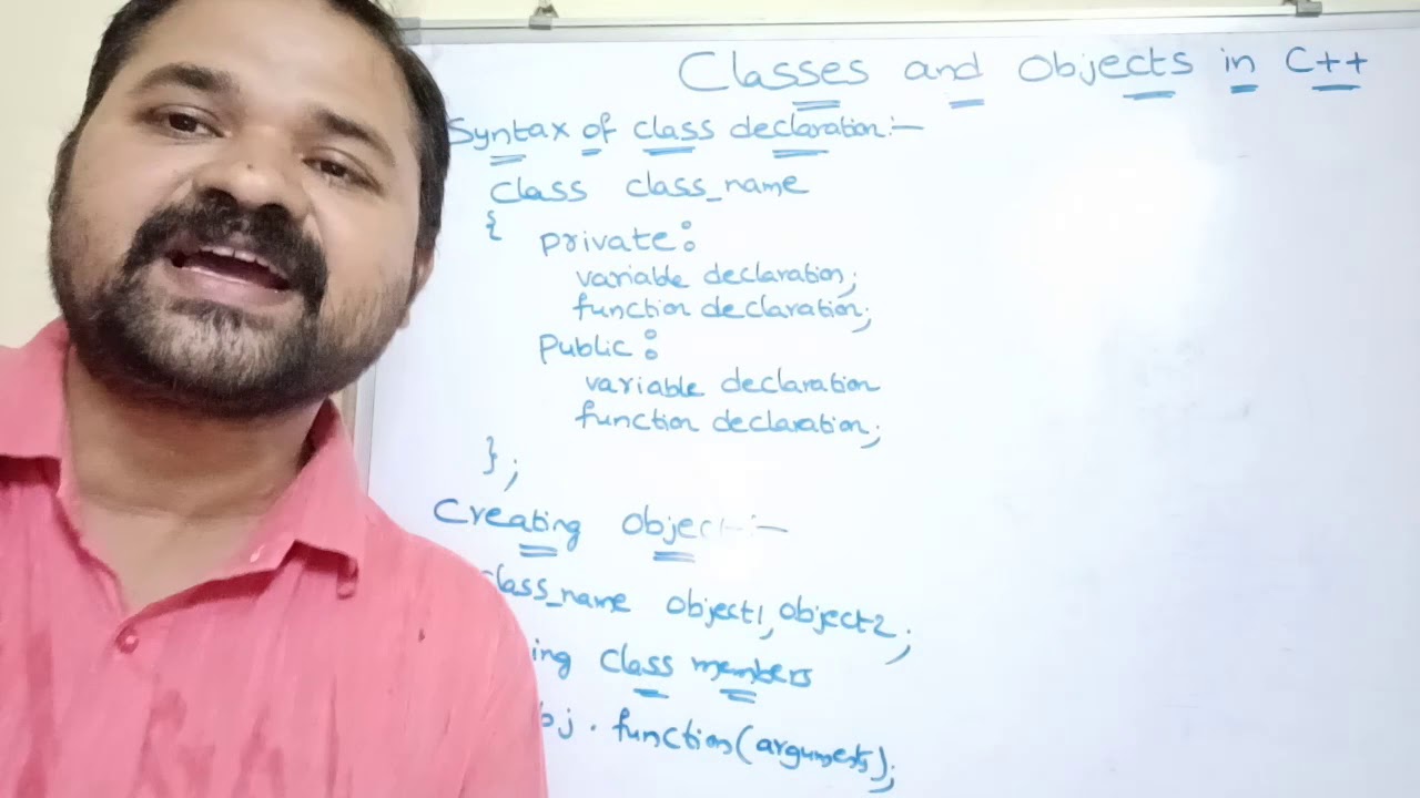 Class and Objects in C++ || Accessing Class Members || Class ...
