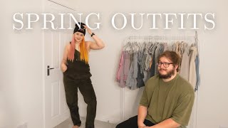 BOYFRIEND BUYS MY OUTFITS not successfully || ASOS & Disturbia haul || UK Size 14