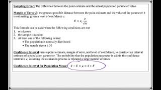 Math 209 : 8.1 #3 (Statistics Tutorial : Confidence Intervals For The Mean, Z-Interval)