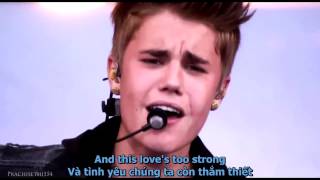 [Vietsub+Lyrics] Justin Bieber - Never Let You Go (Live)