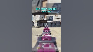 Bro thought a flash bang could stop me #codm